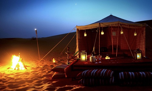 overnight desert safari in dubai, night fire and camping, dune bashing