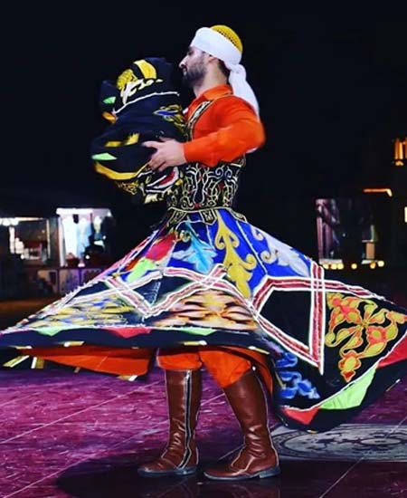 Tanoura Dance Performance during Arabian Desert Safari Tour