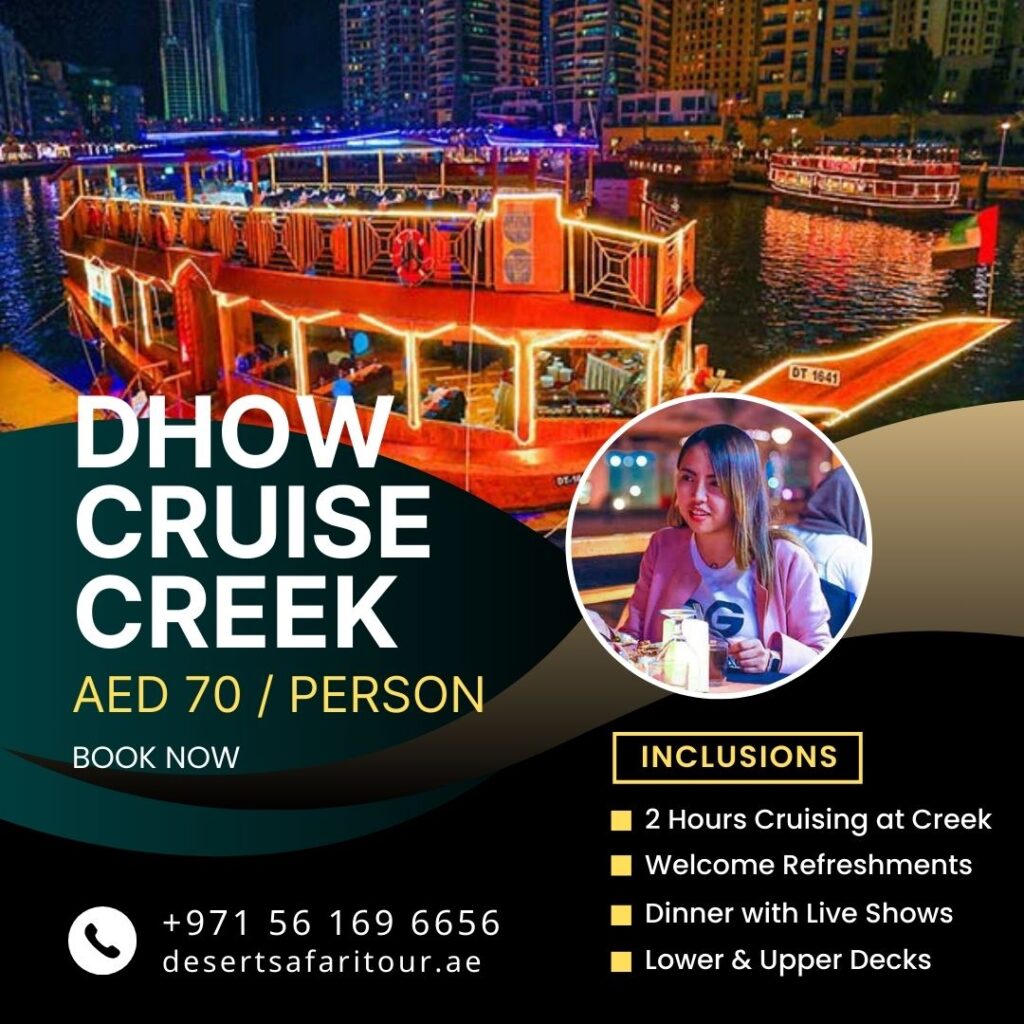 Dhow Cruise Dinner Creek Dubai