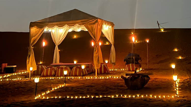 Dubai Desert Safari with Private Desert Setup